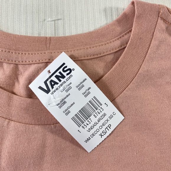 Vans Deco Check Short Sleeve Tee T-Shirt - Picture 3 of 12